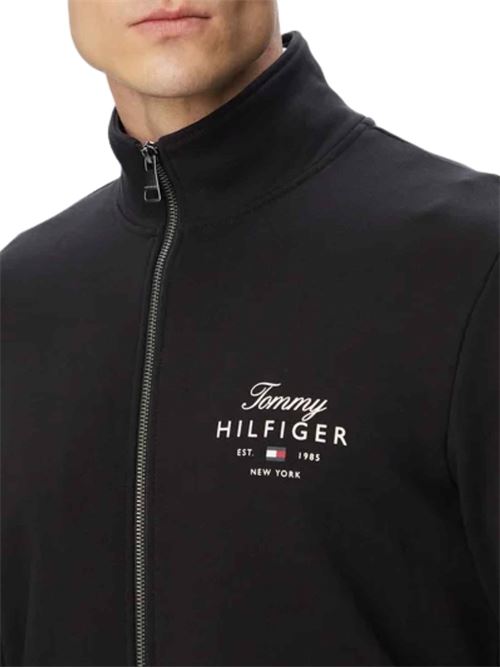 Felpa con zip Tommy Hilfiger | MW0MW43219BDS